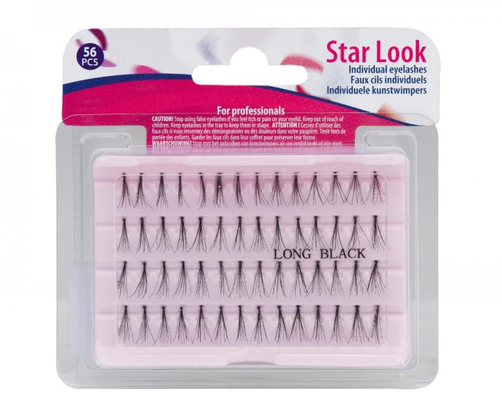 Uml trsov asy Sibel Star Look Individual Eyelashes - velikost L, 56 ks
