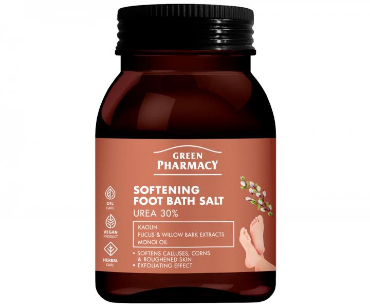 Zjemujc koupelov sl na nohy Green Pharmacy Softening Foot Bath Salt - 400 g