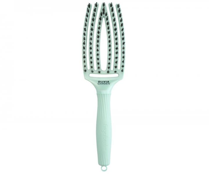 Kartáč Olivia Garden Fingerbrush Combo Medium Arctic Teal - arktický tyrkysový