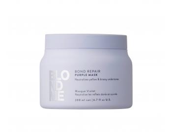 Neutralizan maska pro poslen blond vlas Schwarzkopf BlondMe Bond Repair Purple Mask - 200 ml