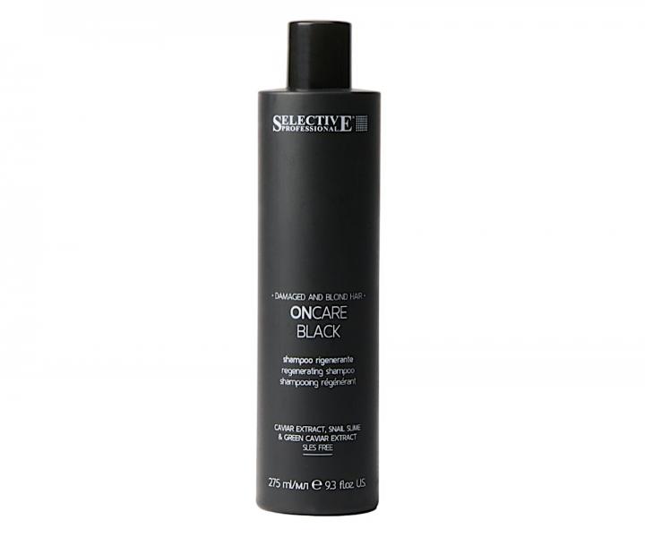 Regenerační šampon pro poškozené vlasy Selective Professional OnCare Black Regenerating Shampoo - 275 ml
