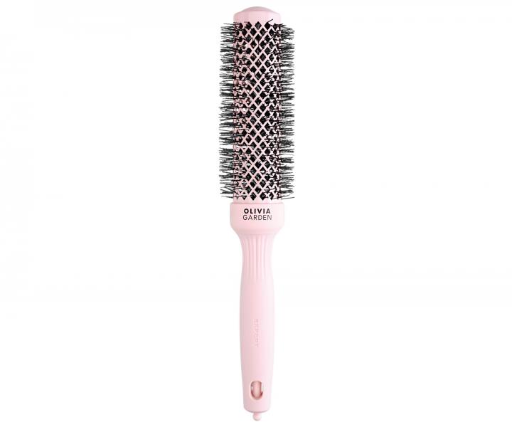 Kulatý foukací kartáč na vlasy Olivia Garden Expert Blowout Speed XL Pastel Pink