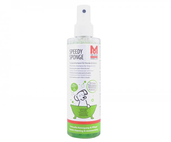 Suchý šampon pro psy a kočky Moser Speedy Sponge - 250 ml