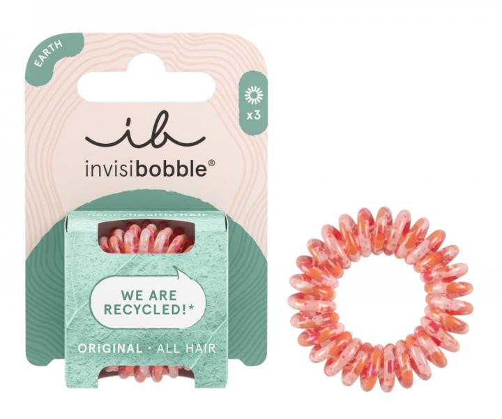 Spirlov gumika z recyklovanho materilu Invisibobble Original Save It Or Waste It - korlov, 3 ks