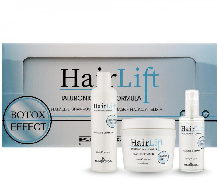 Sada pro zvten objemu jemnch, zralch a oslabench vlas Klral HairLift Botox Effect Kit