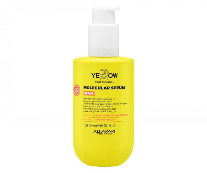 Regenera�n� posiluj�c� bezoplachov� s�rum pro po�kozen� vlasy Yellow Professional Repair Molecular Serum - 150 ml