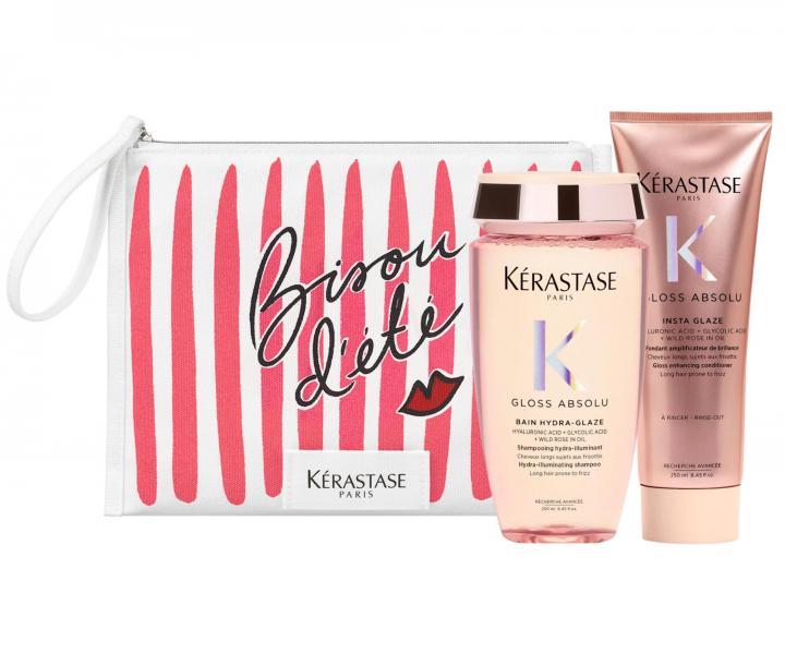 Sada pro vlasy se sklonem ke krepat�n� K�rastase Gloss Absolu + ta�ti�ka zdarma