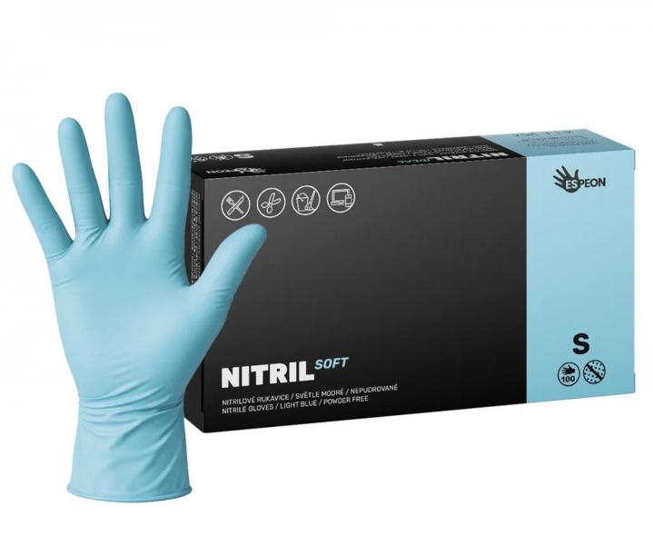 Nitrilov� rukavice Espeon Nitril Soft - 100 ks, modr�