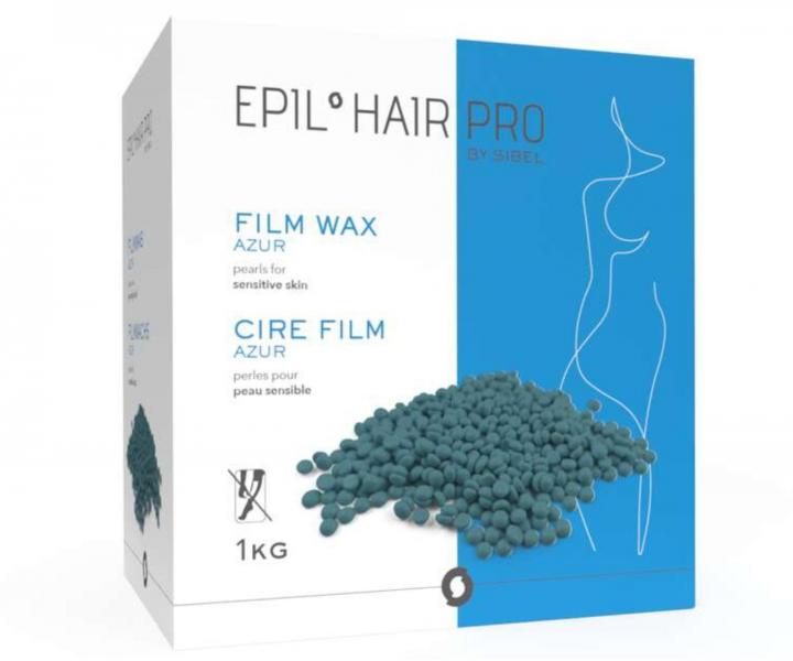 Depilační vosk pro jemnou pokožku Sibel Hard Wax Azur Pearls - 1000 g