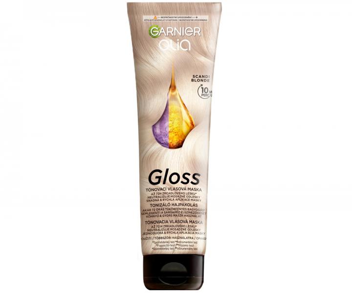 T�novac� maska na vlasy Garnier Olia Gloss Scandi Blonde - 150 ml, studen� skandin�vsk� blond
