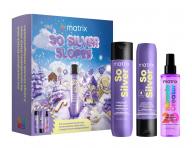 D�rkov� sada pro neutralizaci �lut�ch t�n� blond a mel�rovan�ch vlas� Matrix So Silver Slopes