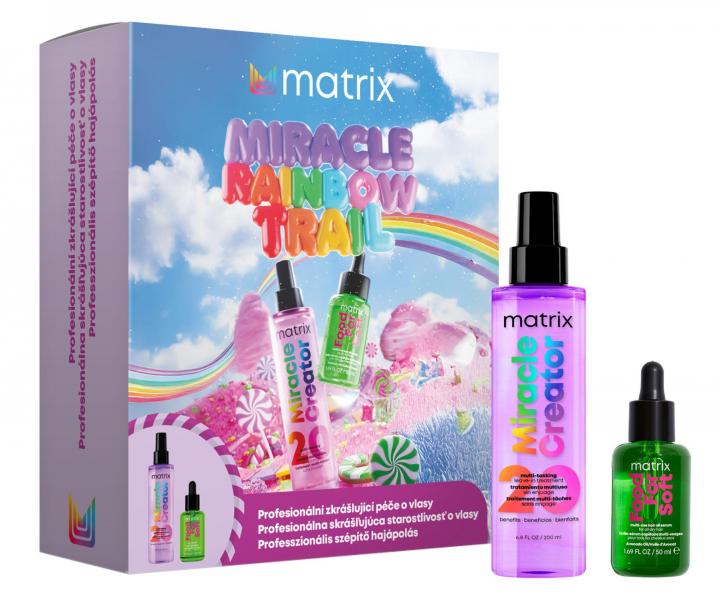 D�rkov� sada pro p��i a ochranu vlas� Matrix Miracle Rainbow Trail