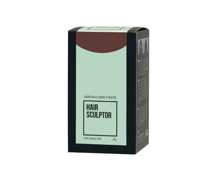 Pudr pro zakrytí řídnoucích vlasů Sibel Hair Building Fibers - středně hnědá, 25 g