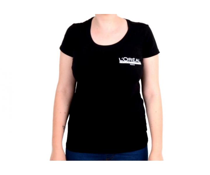 Tri�ko Lor�al s kr�tk�m ruk�vem, kulat� v�st�ih - d�msk�, �ern� L (bonus)