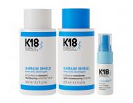 Sada pro ochranu a v��ivu vlas� K18 Damage Shield + lehk� sprej pro objem a obnovu vlas� AstroLift Volume Mist 15 ml zdarma