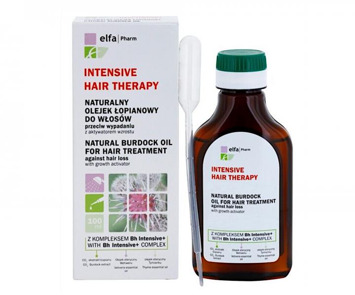 Olej proti vypadávání vlasů Elfa Pharm Intensive Hair Therapy Natural Burdock Oil - 100 ml