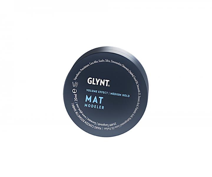 Matujc stylingov vosk se stedn fixac pro objem vlas Glynt Mat Modeler - 20 ml