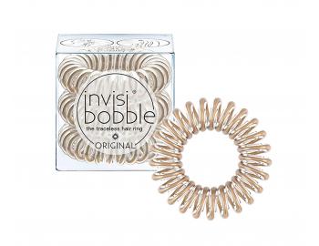 Spirlov gumika do vlas Invisibobble Original Bronze Me Pretty - bronzov, 3 ks