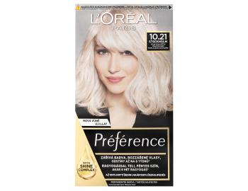 Permanentní barva Loréal Préférence 10.21 velmi velmi světlá perlová blond