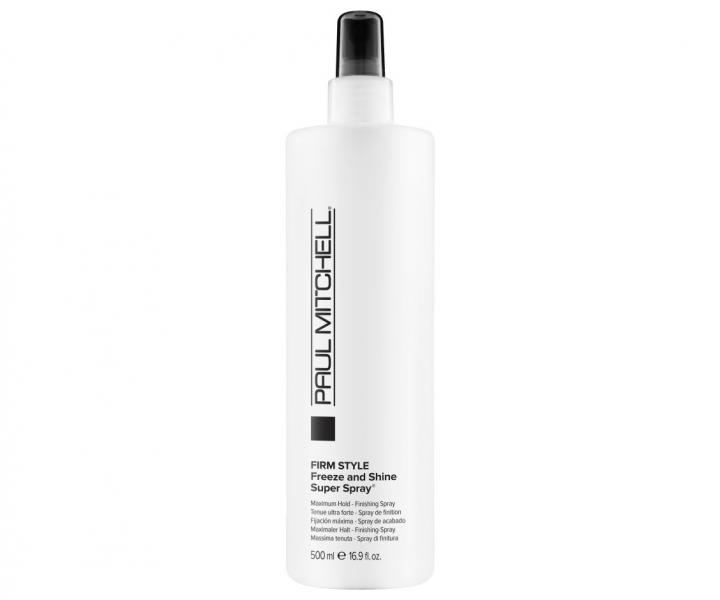 Finální fixační sprej s leskem Paul Mitchell Freeze and Shine - 500 ml