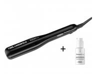 Parní žehlička na vlasy Loréal SteamPod x KARL LAGERFELD, limitovaná edice + sérum zdarma