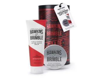 Pánská dárková sada Hawkins & Brimble Grooming Gift Set - krém na holení + balzám po holení