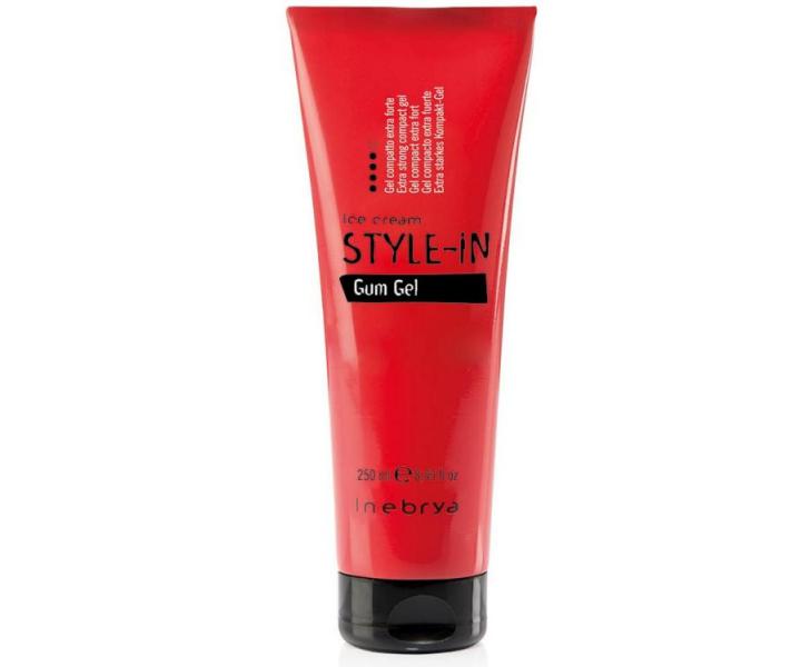 Extra silný kompaktní gel na vlasy Inebrya Gum Gel - 250 ml