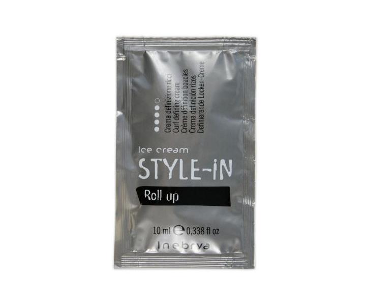 Krém pro vlnité a kudrnaté vlasy Inebrya Roll Up - 10 ml
