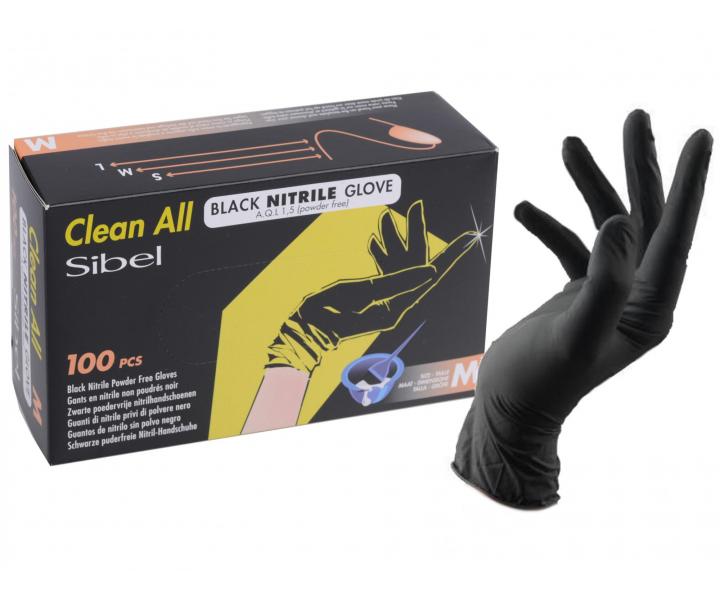 Nitrilové rukavice pro kadeřníky Sibel Clean All 100 ks - M