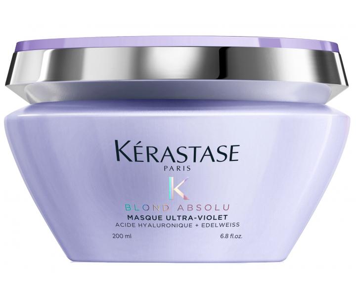 Maska pro neutralizaci žlutého tónu Kérastase Blond Absolu Masque Ultra-Violet - 200 ml