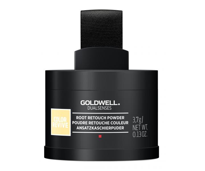 Pudr pro zakryt� odrost� a �edin Goldwell Color Revive - 3,7 g - sv�tl� blond