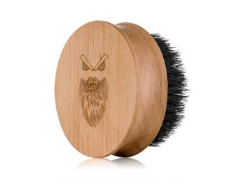 Dřevěný kartáč na vousy s kančími štětinami Angry Beards Safe - 67 mm