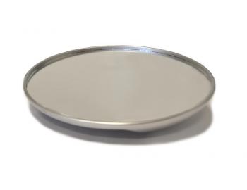 Kruhové zrcadlo Mila - 28 cm, stříbrné