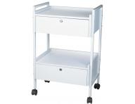 Kosmetický stolek na kolečkách SilverFox 1019 - bílý