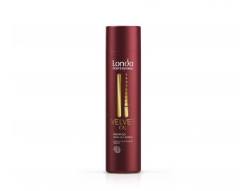 ampon pro hladk a leskl vlasy Londa Professional Velvet Oil Shampoo - 250 ml
