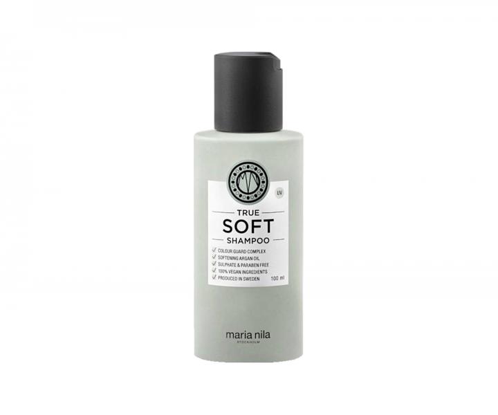 Hydratační šampon pro suché vlasy s arganovým olejem Maria Nila True Soft Shampoo - 100 ml