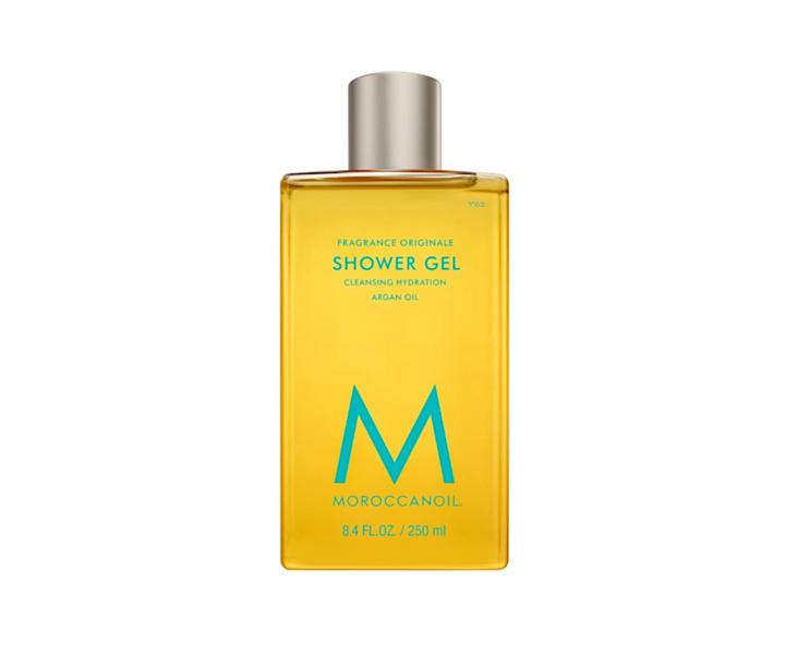 Sprchov gel Moroccanoil Shower Gel Fragrance Originale - ambra a sladk kvtiny, 250 ml