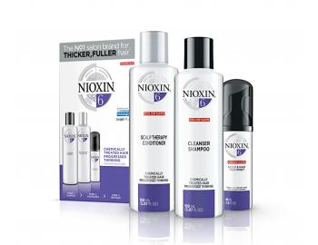 Sada pro siln dnouc chemicky oeten vlasy Nioxin System 6 Trial Kit No.6