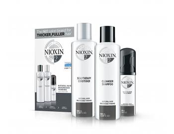 Sada pro silně řídnoucí přírodní vlasy Nioxin System 2 Trial Kit No.2
