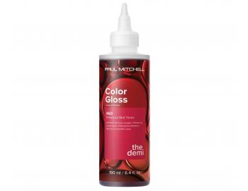 Barevný toner pro lesk a osvěžení barvy vlasů Paul Mitchell The Demi Color Gloss Red - 190 ml, červený