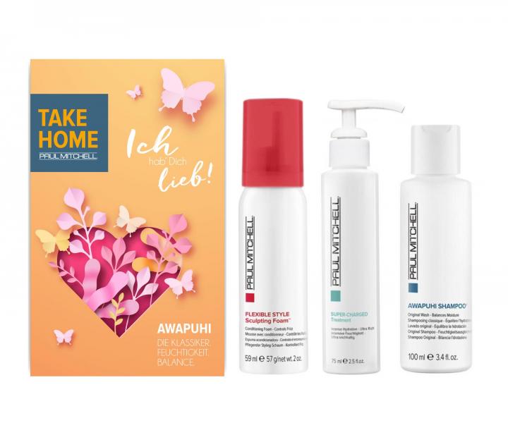 Dárková sada pro všechny typy vlasů Paul Mitchell Awapuhi - kolekce pro maminky