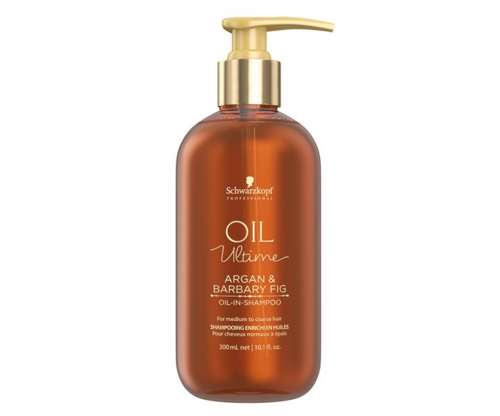 Olejový šampon Schwarzkopf Professional Oil Ultime Argan & Barbary Fig Oil-In-Shampoo - 300 ml