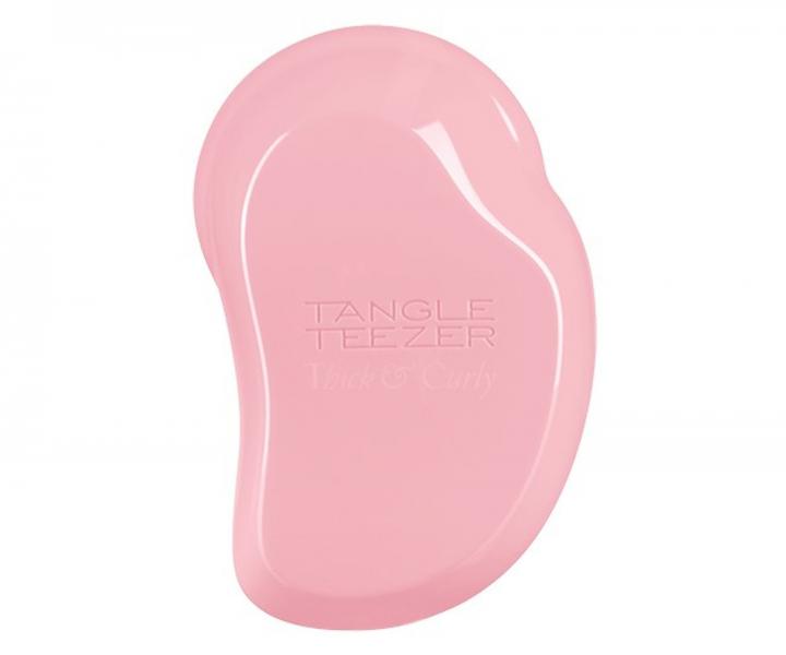 Kartáč na rozčesávání vlasů Tangle Teezer Thick and Curly - růžový