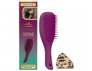 Drkov sada cestovnho karte na rozesvn vlas Tangle Teezer Mini a skipce Invisibobble Everclaw
