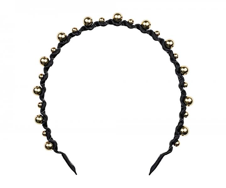 Čelenka do vlasů Invisibobble Hairhalo Black Time To Shine You Are A Star - černá