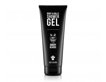 Pánský sprchový gel na tělo a intimní partie Angry Beards Body & Ball Shower Gel - 230 ml