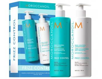 D�rkov� sada pro uhlazen� krepat�ch vlas� Moroccanoil Frizz Control Duo - 2 x 500 ml