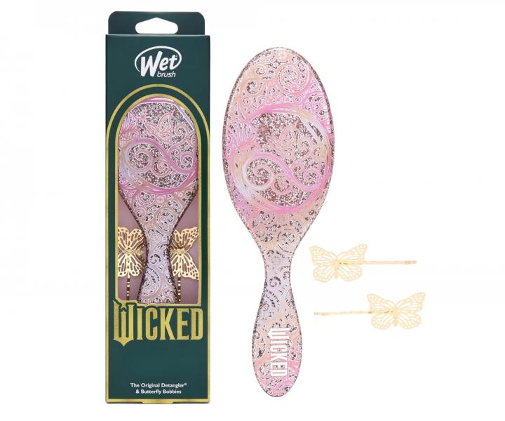 Drkov sada karte na rozesvn vlas Wet Brush Original Detangler Wicked Glinda