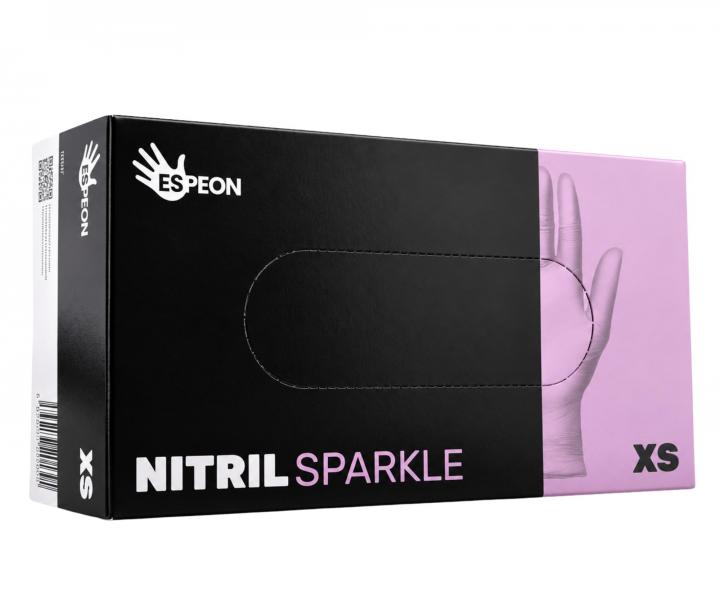 Nitrilov� rukavice Espeon Nitril Sparkle - 100 ks, velikost XS
