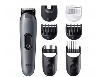 Multifunkční zastřihovač vlasů, vousů a těla Braun Series 3 AIO 3540 - šedý